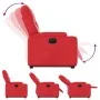 Sillón elevable eléctrico cuero artificial rojo by , Armchairs - Ref: Foro24-3204791, Price: 335,12 €, Discount: %