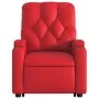 Sillón elevable eléctrico cuero artificial rojo by , Armchairs - Ref: Foro24-3204791, Price: 335,12 €, Discount: %
