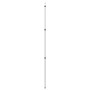 Poste telescópico de toldo acero galvanizado 102-260 cm de vidaXL, Mástiles y estacas para tiendas de campaña - Ref: Foro24-3...