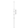 Telescopic awning pole galvanized steel 102-260 cm by vidaXL, Tent poles and stakes - Ref: Foro24-315218, Price: 25,34 €, Dis...