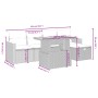 Set Gartensofas mit Kissen 6 Stück synthetisches Rattan beige von , Gartensets - Ref: Foro24-3276033, Preis: 396,43 €, Rabatt: %