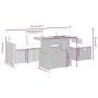 Set of garden sofas with cushions 6 pcs synthetic rattan beige by , Garden sets - Ref: Foro24-3276033, Price: 433,64 €, Disco...