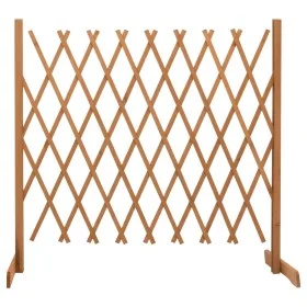 Solid wood trellis garden fence orange spruce 180x100 cm by vidaXL, fence panels - Ref: Foro24-314828, Price: 29,98 €, Discou...