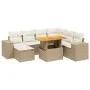 Set of garden sofas with beige cushions 8 pcs PE rattan by , Garden sets - Ref: Foro24-3275942, Price: 592,89 €, Discount: %