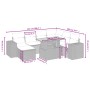 Set of garden sofas with beige cushions 8 pcs PE rattan by , Garden sets - Ref: Foro24-3275942, Price: 571,14 €, Discount: %
