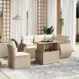 Set Gartensofas mit Kissen 6 Stück synthetisches Rattan beige von , Gartensets - Ref: Foro24-3272199, Preis: 523,39 €, Rabatt: %
