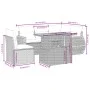 Set of garden sofas with cushions 6 pcs synthetic rattan beige by , Garden sets - Ref: Foro24-3272199, Price: 523,39 €, Disco...
