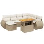 Set Gartensofas mit beigen Kissen 8 Stück PE Rattan von , Gartensets - Ref: Foro24-3272311, Preis: 565,07 €, Rabatt: %