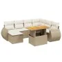 Set of garden sofas with beige cushions 8 pcs PE rattan by , Garden sets - Ref: Foro24-3272311, Price: 606,86 €, Discount: %