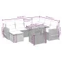 Set of garden sofas with beige cushions 8 pcs PE rattan by , Garden sets - Ref: Foro24-3272311, Price: 606,86 €, Discount: %