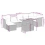 Juego de sofás de jardín con cojines beige 8 pzas ratán PE by , Garden sets - Ref: Foro24-3275487, Price: 562,61 €, Discount: %