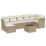 Set of garden sofas with beige cushions 8 pcs PE rattan by , Garden sets - Ref: Foro24-3263204, Price: 521,01 €, Discount: %