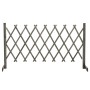 Spalier-Gartenzaun aus massivem grauem Tannenholz 150x80 cm von vidaXL, Zaunpaneele - Ref: Foro24-314827, Preis: 26,08 €, Rab...