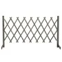 Spalier-Gartenzaun aus massivem grauem Tannenholz 150x80 cm von vidaXL, Zaunpaneele - Ref: Foro24-314827, Preis: 29,52 €, Rab...