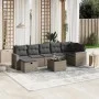 Set de sofás de jardín 8 pzas y cojines ratán sintético gris de , Conjuntos de jardín - Ref: Foro24-3263516, Precio: 462,38 €...