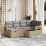 Set Gartensofas mit beigen Kissen Mix 7 Stück PE Rattan von , Gartensets - Ref: Foro24-3263805, Preis: 433,40 €, Rabatt: %