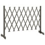 Spalier-Gartenzaun aus massivem grauem Tannenholz 150x80 cm von vidaXL, Zaunpaneele - Ref: Foro24-314827, Preis: 26,08 €, Rab...