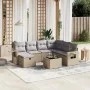 Juego de sofás jardín con cojines beige mezcla 8 pzas ratán PE by , Garden sets - Ref: Foro24-3263845, Price: 495,16 €, Disco...