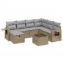 Juego de sofás jardín con cojines beige mezcla 8 pzas ratán PE by , Garden sets - Ref: Foro24-3263845, Price: 495,16 €, Disco...