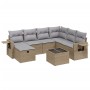 Juego de sofás jardín con cojines beige mezcla 8 pzas ratán PE von , Gartensets - Ref: Foro24-3263845, Preis: 494,54 €, Rabat...