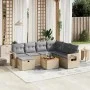 Juego de sofás jardín con cojines beige mezcla 8 pzas ratán PE von , Gartensets - Ref: Foro24-3264965, Preis: 482,86 €, Rabat...
