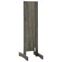 Spalier-Gartenzaun aus massivem grauem Tannenholz 150x80 cm von vidaXL, Zaunpaneele - Ref: Foro24-314827, Preis: 29,52 €, Rab...