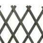 Spalier-Gartenzaun aus massivem grauem Tannenholz 150x80 cm von vidaXL, Zaunpaneele - Ref: Foro24-314827, Preis: 29,52 €, Rab...