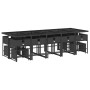 Set comedor de jardín con cojines 15 pzas ratán sintético negro by , Garden sets - Ref: Foro24-3211350, Price: 743,35 €, Disc...