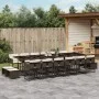 Set de muebles jardín 17 pzas y cojines ratán sintético marrón by , Garden sets - Ref: Foro24-3211365, Price: 958,71 €, Disco...