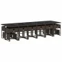 Set de muebles jardín 17 pzas y cojines ratán sintético marrón by , Garden sets - Ref: Foro24-3211365, Price: 958,71 €, Disco...