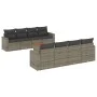 Set de muebles de jardín 9 pzas y cojines ratán sintético gris von , Gartensets - Ref: Foro24-3256375, Preis: 564,67 €, Rabat...