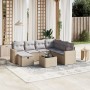 Juego de sofás jardín con cojines beige mezcla 8 pzas ratán PE by , Garden sets - Ref: Foro24-3263535, Price: 489,40 €, Disco...