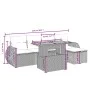 Juego de sofás jardín con cojines 6 pzas ratán sintético beige by , Garden sets - Ref: Foro24-3272171, Price: 475,57 €, Disco...