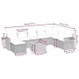 Juego de sofás jardín con cojines beige mezcla 9 pzas ratán PE by , Garden sets - Ref: Foro24-3264986, Price: 544,58 €, Disco...