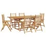 Set de comedor jardín 7 pzas polipropileno madera maciza beige von , Gartensets - Ref: Foro24-3281735, Preis: 793,06 €, Rabat...