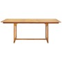Set de comedor jardín 7 pzas polipropileno madera maciza beige by , Garden sets - Ref: Foro24-3281735, Price: 822,99 €, Disco...