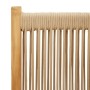 Set de comedor jardín 7 pzas polipropileno madera maciza beige by , Garden sets - Ref: Foro24-3281735, Price: 822,99 €, Disco...