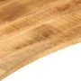 Tablero de escritorio con curva madera mango rugosa 90x50x2,5cm by , Desk accessories and products - Ref: Foro24-370178, Pric...