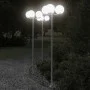 Farolas de exterior 3 unidades acero inoxidable 215 cm de , Iluminación de exterior - Ref: Foro24-4006390, Precio: 217,18 €, ...