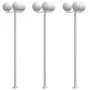 Farolas de exterior 3 unidades acero inoxidable 215 cm de , Iluminación de exterior - Ref: Foro24-4006390, Precio: 217,18 €, ...