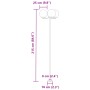 Farolas de exterior 3 unidades acero inoxidable 215 cm von , Außenbeleuchtung - Ref: Foro24-4006390, Preis: 220,55 €, Rabatt: %