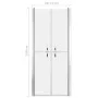 Puerta de ducha ESG esmerilado 71x190 cm de vidaXL, Puertas de ducha - Ref: Foro24-148792, Precio: 188,75 €, Descuento: %