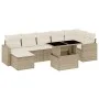Set de sofás de jardín y cojines 8 piezas ratán sintético beige by , Garden sets - Ref: Foro24-3267428, Price: 569,00 €, Disc...