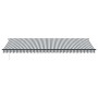 Toldo retráctil manual antracita y blanco 600x300cm von , Markisen - Ref: Foro24-3310243, Preis: 401,82 €, Rabatt: %