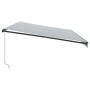 Toldo retráctil manual antracita y blanco 600x300cm von , Markisen - Ref: Foro24-3310243, Preis: 401,82 €, Rabatt: %