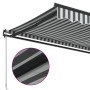 Toldo retráctil manual antracita y blanco 600x300cm von , Markisen - Ref: Foro24-3310243, Preis: 401,82 €, Rabatt: %