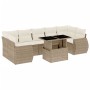 Set de sofás de jardín y cojines 8 piezas ratán sintético beige von , Gartensets - Ref: Foro24-3268408, Preis: 619,91 €, Raba...