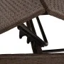 Tumbonas con mesita 2 unidades ratán sintético marrón de , Tumbonas - Ref: Foro24-4002717, Precio: 312,86 €, Descuento: %