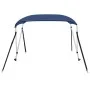 Marineblaue 2-Bogen-Bimini-Markise 150x120x110 cm von vidaXL, Aufbewahrungsabdeckungen für Boote - Ref: Foro24-93126, Preis: ...