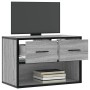 Mueble de TV madera y metal roble ahumado 60x31x39,5 cm von , TV-Möbel - Ref: Foro24-848912, Preis: 52,86 €, Rabatt: %